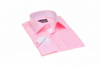 Chemise fashion Medium fit coupe cintrée rose DI LUCA