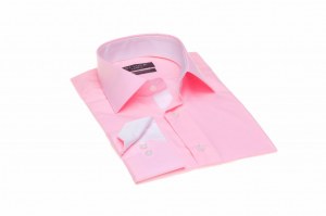 Chemise fashion Medium fit coupe cintrée rose DI LUCA