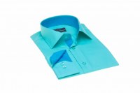 Chemise fashion Medium fit coupe cintrée vert DI LUCA