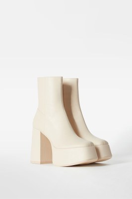 060152 Bottines femme à plateforme Bershka