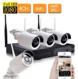 4 CAMÉRAS WIFI SANS FIL NEUF