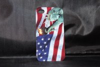 Coque Iphone 4/4S Flag and Statue