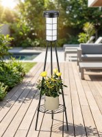 Lampadaires solaires avec porte-plante – stock France – WG-DS-JY-DSW02