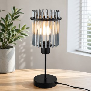 Lot de 48 lampes de table à tiges de verre – stock France