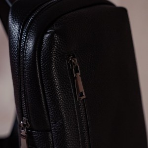 Sac Banane en Cuir avec Pochettes zippées extérieures et Grande capacité de Rangement...