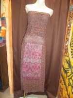 Lot de vêtements indien en soie