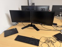 Pack Double Écrans HP 22” LA2205wg avec Support