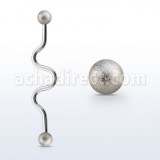 Fournisseur Piercing Acier 316L Industrial zig-zag Barbell