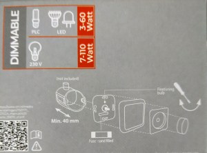 Lot de 5 interrupteurs avec variateur d'intensité encastrable pro-max
