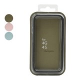 Protective Bumper Frame Case for iPhone 4, 4S-rose,bleu clair, olive