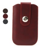 Protection Flip Case en cuir PU avec boucle pour iPhone 4, 4s, 3g, 3gs