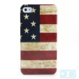 Etui Rigide Motif Drapeau National US pour iPhone 4/4S