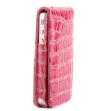 Etui de Protection En Cuir PU Style Peau de Serpent pour iPhone 4