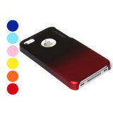 De protection à double couleur du boîtier en polycarbonate pour iPhone 4 et 4s- Rouge...
