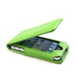 Etui en Cuir PU pour iPhone 4- Rose, violet