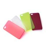 Tpu cas clair pour l'iphone 4- Vert pale, marron