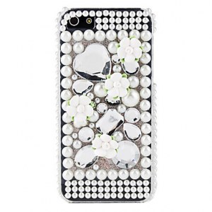 Fleur et Perle Case Surface rigide pour iPhone 5