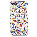 Colorful Case Surface du diamant dur pour l'iPhone 5