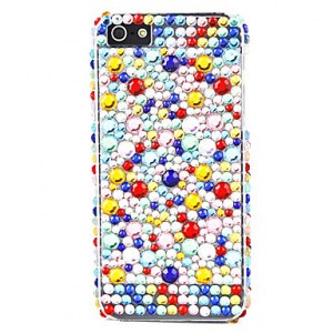 Colorful Case Surface du diamant dur pour l'iPhone 5