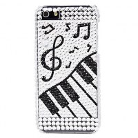 Modèle Piano avec étui diamant de surface dure pour l'iPhone 5