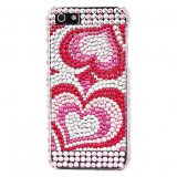 Modèle Big Heart avec étui diamant de surface dure pour l'iPhone 5