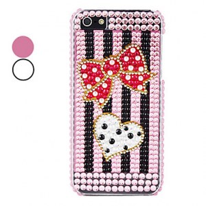 Cas bowknot modèle rigide pour iPhone 5