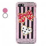 Cas bowknot modèle rigide pour iPhone 5