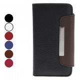 Style de Porte-monnaie en cuir PU cas avec fente pour carte et Hang corde pour iPhone...