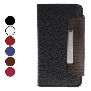 Style de Porte-monnaie en cuir PU cas avec fente pour carte et Hang corde pour iPhone...