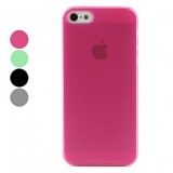 Etui Rigide Ultra-Fin pour iPhone 5- Vert pale, rouge