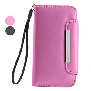 Flash Etui en cuir PU avec corde pendre pour iPhone 5