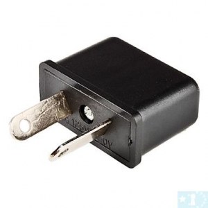 EU Plug pour Adaptateur UK Plug Power pour iPhone 5 (Noir)