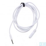Femme de 3,5 mm à Rallonge Homme (120cm, blanc)