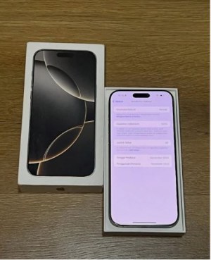 Apple iPhone 16 Pro Max - 256 Go - Blanc Titane