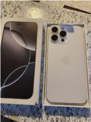 Apple iPhone 16 Pro Max - 512 GB - White Titanium ((SPECTRUM))