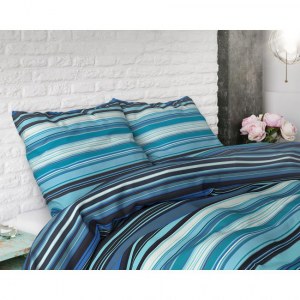 "James" Set 2/3 pcs Parure de Lit Coton Mélangé Housse de Couette+Taie d'Oreiller