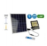 Projecteur LED solaire - Série AJUST - Couleur éclairage AJUSTABLE - 200 Watts - 18 000...
