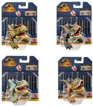JURASSIC WORLD UNICAGED WILD POP UPS 4 ASSORTIS 11X14CM