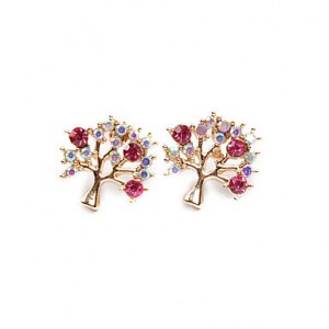 Arbre de Noël avec Diamond and Pearl Earring