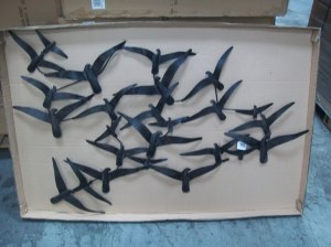 Lot de décoration murales métal