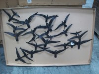 Lot de décoration murales métal