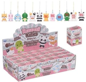 Kawaii Kuties Phone Charm Blindbox – 6 modèles assortis – Vente en gros – Grossiste jou...