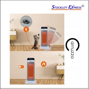 Lot de chauffage électrique PTC céramique Carruzzo® radiateur électrique 2000W radiateu...