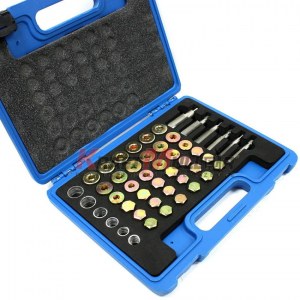 KRAFTMULLER,SET DE RÉPARATION DE FILS DE CARTER D'HUILE 114 PCS Kit Bouchon de vidange