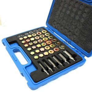 KRAFTMULLER,SET DE RÉPARATION DE FILS DE CARTER D'HUILE 114 PCS Kit Bouchon de vidange