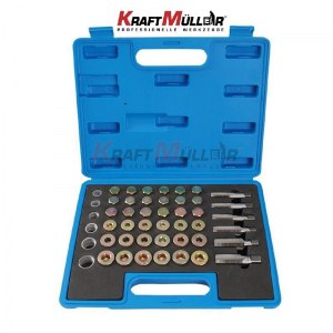 KRAFTMULLER,SET DE RÉPARATION DE FILS DE CARTER D'HUILE 114 PCS Kit Bouchon de vidange