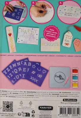 Lot de 12 Kits de démarrage de broderie crafts & co.