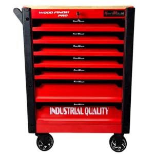 SERVANTE D'ATELIER AVEC PLAN DE TRAVAIL EN BOIS KM-1664