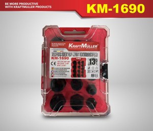 COFFRET 13 PCS EXTRACTEURS D ECROUS KRAFTMULLER KM-1690