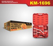 KIT DE 14 OUTILS POUR DEMONTAGE DE VITRES,PARE-BRISE ET JOINTS.KM-1696